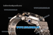 Audemars Piguet Royal Oak Chronograph 41mm Swiss Valjoux 7750 Automatic Full Steel with Blue Dial and Stick Markers (EF)