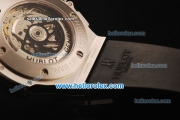 Hublot Big Bang Swiss Valjoux 7750 Automatic Steel Case with Black Dial and Black Rubber Strap