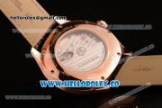 Cartier Drive de Cartier Asia Automatic Rose Gold Case with Black Dial and Black Leather Strap (ZF)