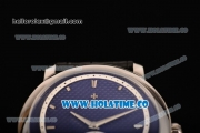 Vacheron Constantin Malte Tourbillon Asia Automatic Steel Case with Black Stick Markers and Blue Dial