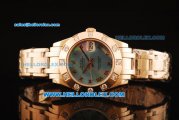 Rolex Datejust Swiss ETA 2836 Automatic Movement Full Rose Gold with Blue MOP Dial and Roman Numerals