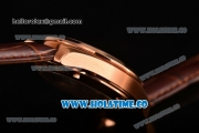 Omega Aqua Terra 150 M Co-Axial Clone Omega 8501 Automatic Rose Gold Case with Brown Dial and Stick Markers (EF)