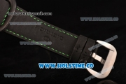 Dietrich OT-1 Miyota 82S7 Automatic PVD Case wtih Steel Bezel Four layered Dial and Black Leather Strap - Green Hands