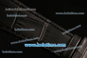 Patek Philippe Calatrava Miyota OS2035 Quartz Steel Case with Black Dial and Stick Markers