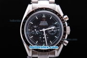 Omega Speedmaster Chronograph Automatic with Black Dial and Bezel