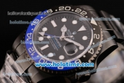 Rolex GMT Master Pro Hunter Asia 2813 Automatic Full PVD with Black/Blue Bezel and White Markers (BP)