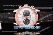 Tag Heuer Carrera Calibre 18 Chronograph Miyota Quartz Rose Gold Case with White Dial and Stick Markers