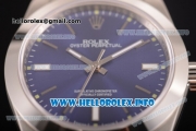 Rolex Oyster Perpetual Air King Swiss ETA 2824 Automatic Full Steel with Blue Dial and Silver Stick Markers