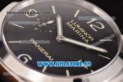Panerai Luminor Marina 1950 3 Days PAM 312 Clone P.9000 Automatic Steel Case with Stick/Arabic Numeral Markers and Black Dial (ZF)