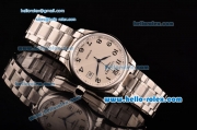 Longines Master Collection Swiss ETA 2892 Automatic Movement Full Steel with White Dial and Arabic Numerals