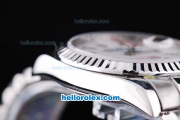 Rolex Datejust Turn-O-Graph Oyster Perpetual Automatic Movement with White Dial