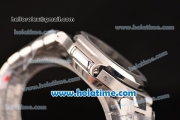 Patek Philippe Nautilus Chrono Swiss Valjoux 7750-SHG Automatic Full Steel with Blue Dial and Stick Markers - 1:1 Original (BP)
