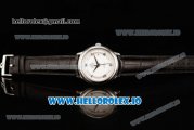 Omega De Ville Prestige Co-Axial Clone Omega Calibre 2500 Automatic Movement Steel White Dial and Roman Numeral Markers Leather Strap (YF)