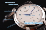 Patek Philippe Calatrava Swiss ETA 2836 Automatic Steel Case with Stick/Numeral Markers and White Dial