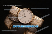 Longines La Grande Classique SWISS QUARTZ Two Tone Case Yellow Gold Bezel with White Dial and Two Tone Bracelet