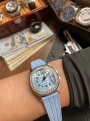 PPF Top Replica Rose Gold Patek Philippe Watch AQUANAUT Series 5072G-001 Diamond Women's Watch