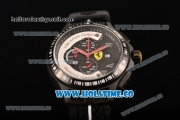 Ferrari Race Day Watch Chrono Miyota OS10 Quartz PVD Case with Black/White Dial and Arabic Numeral Markers