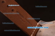 Panerai Radiomir Brevettato Swiss ETA 6497 Manual Winding Titanium Case with Black Dial and Dark Brown Leather Strap-1:1 Original