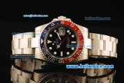 Rolex GMT-Master II Swiss ETA 2836 Automatic Movement Steel Case with White Markers and Ceramic Bezel