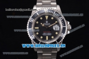 Rolex Submariner Swiss ETA 2836 Automatic Stainless Steel Case/Bracelet with Black Dial PVD Bezel and Dot Markers