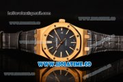 Audemars Piguet Royal Oak 39MM Miyota 9015 Automatic Yellow Gold Case with Blue Dial and Stick Markers (BP)