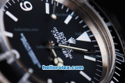 Rolex Explorer Oyster Perpetual Automatic with Black Bezel and Dial-White Marking