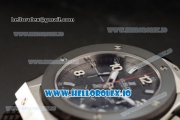 Hublot Big Bang Chrono Swiss Valjoux 7750 Automatic Steel/PVD Case Black Dial With Stick/Arabic Numeral Markers Black Rubber Strap