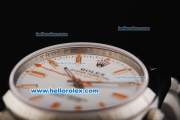 Rolex Milgauss Oyster Perpetual Automatic Movement with White Dial and Orange Stick Marker-SS Strap