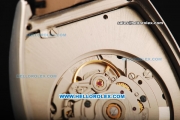 Franck Muller Platinum Rotor Swiss ETA 2824 Automatic Movement Steel Case with White Dial and White Arabic Numerals
