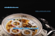 Rolex Daytona Skeleton Oyster Perpetual Date Automatic with Skeleton Yellow Dial and White Bezel