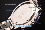 Tag Heuer Formula 1 Lady Swiss Ronda Quartz Black Ceramic/Diamond Bezel with Black Dial - Diamond Markers and Steel/Ceramic Strap