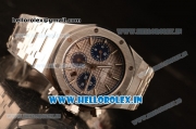 Audemars Piguet Royal Oak Chrono 316L Solid Steel White Blue SubDial 7750 Automatic 26331OR.OO.1220OR.01