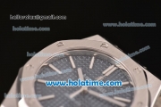 Audemars Piguet Royal Oak Miyota 9015 Automatic Full Steel with Sitck Markers and Blue Dial - 1:1 Original Best Version