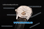 Patek Philippe Calatrava Tourbillon Swiss ETA 2824 Automatic Steel Case with Stick Markers and White Dial