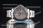 Rolex Yacht-Master 40 Swiss ETA 2836 Automatic Stainless Steel Case/Bracelet with Grey Dial and Dot Markers