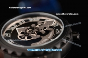 Ulysse Nardin Freak Asia ST22 Automatic PVD Case with Black Dial Numeral Markers and Black Leather Strap - 7750 Coating