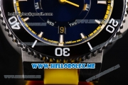 Oris Great Barrier Reef Limited Edition II Swiss ETA 2836 Automatic Steel Case with Black Dial and Yellow Rubber Strap Stick Markers