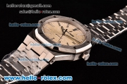 Audemars Piguet Royal Oak Swiss ETA 2824 Automatic Steel Case with Stainless Steel Strap and White Grid Dial - 1:1 Original