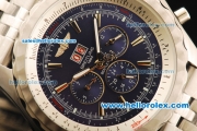 Breitling Bentley Motors Automatic Movement Full Steel with Blue Dial