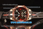 Roger Dubuis Excalibur One-Off Double Tourbillon Black PVD Case Perfect Clone With Miyota 6T51