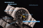 Ferrari Chronograph Miyota OS20 Quartz Full Steel with White Markers and Black Dial