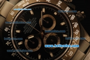 Rolex Daytona II Swiss Valjoux 7750 Automatic PVD Case and Black Dial and Stick Markers