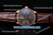 IWC Portugieser Power Reserve Clone IWC 52010 Automatic Rose Gold Case with Arabic Numeral Markers and Grey Dial (ZF)