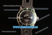 Breitling SuperOcean Heritage Swiss ETA 2836 Automatic Movement  Steel Black Dial and Stick Markers Rubber Strap (JF)