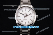 Omega Aqua Terra 150 M Co-Axial Clone 8500 Automatic Stainless Steel Case/Bracelet White Dial and Stick Markers (EF)