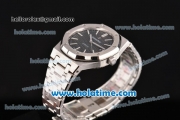 Audemars Piguet Royal Oak Best Edition Citizen 9015 Automatic Full Steel with Stick Markers and Black Dial (Z)