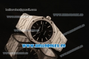 Audemars Piguet Royal Oak 41MM Clone Calibre AP 3120 Automatic Full Steel with Black Dial and Stick Markers (EF)