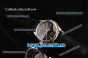 Rolex Cellini Date Asia Automatic Steel Case with Black Dial and Silver Stick Markers (New)