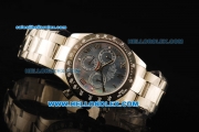 Rolex Daytona Chronograph Swiss Valjoux 7750 Automatic Movement Steel Case with MOP Dial and Black Bezel