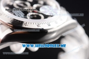 Rolex Daytona Clone Rolex 4130 Automatic Stainless Steel Case/Bracelet with Black Dial and Diamonds Markers (BP)
